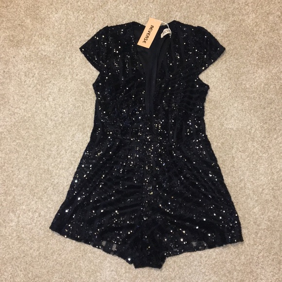 Reverse Other - Reverse sparkly romper